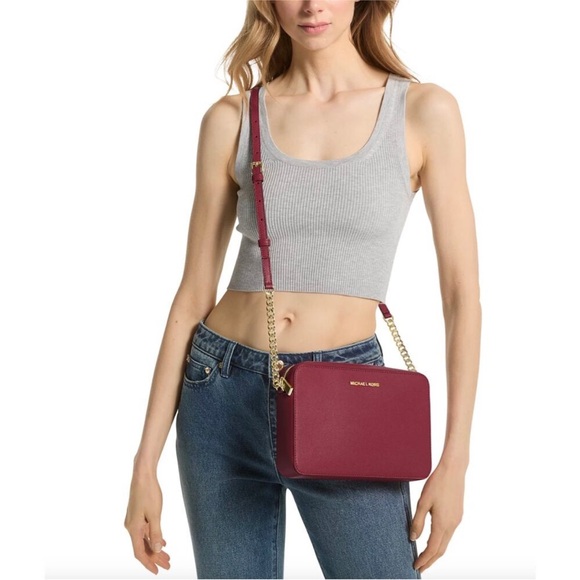 BNWT $168RT ~ Michael Kors Large Crossbody Bag - Picture 4 of 4